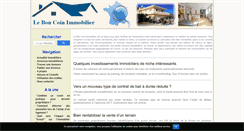 Desktop Screenshot of coin-immobilier.eu