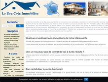 Tablet Screenshot of coin-immobilier.eu
